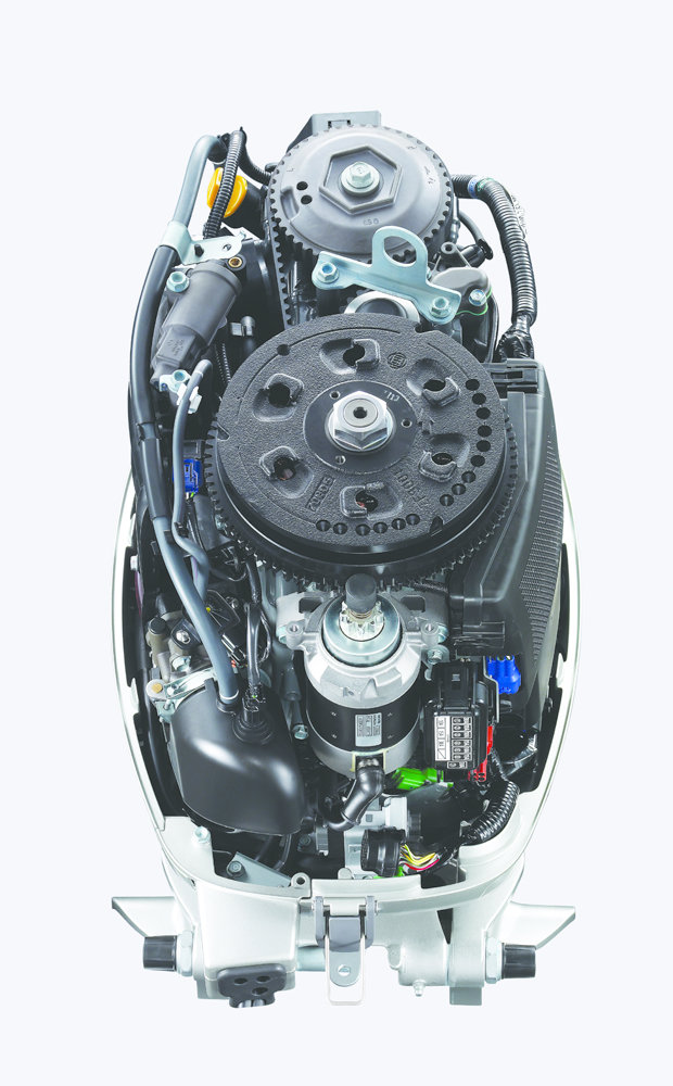 Vodní připojení pro motor lodi